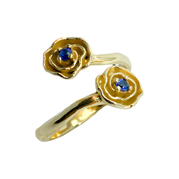 Anello doppia pietra Pitta ‘mpigliata