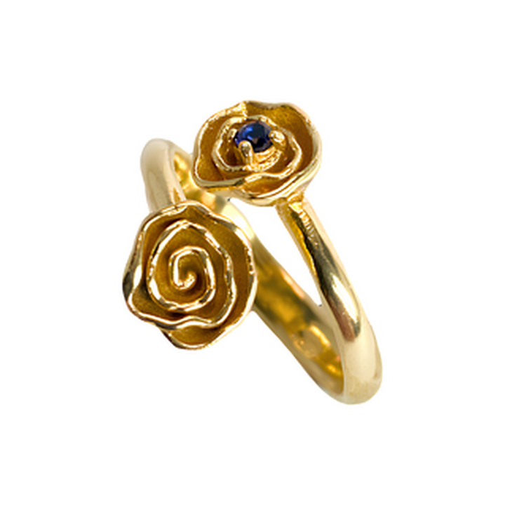 Anello doppio pietra Pitta ‘mpigliata