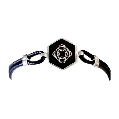 Bracciale Cuoio Cocchio di Ezechiele