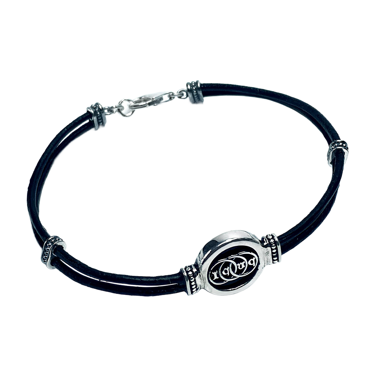 Bracciale Uomo Florens in Cuoio Cerchi Trinitari