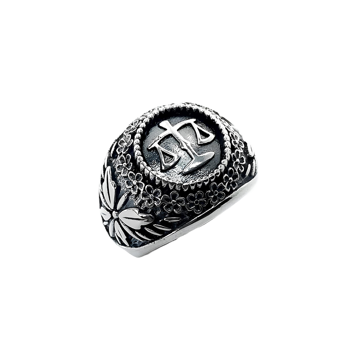 Anello Zodiaco Bilancia argento