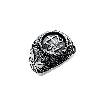 Anello Zodiaco Bilancia argento