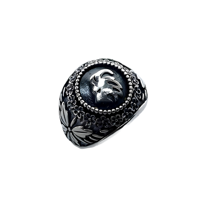 Anello Zodiaco Leone argento