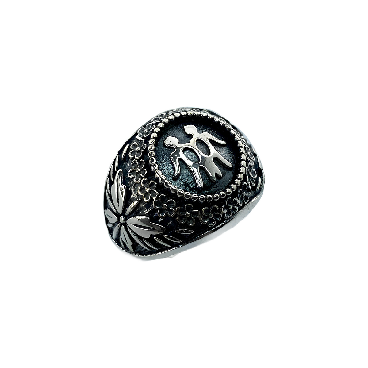Anello Zodiaco Gemelli argento