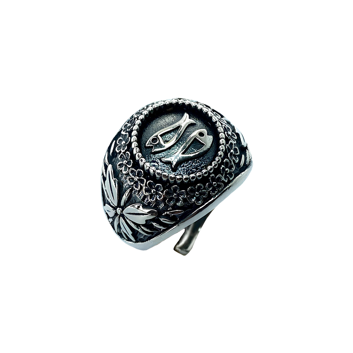 Anello Zodiaco Pesci argento