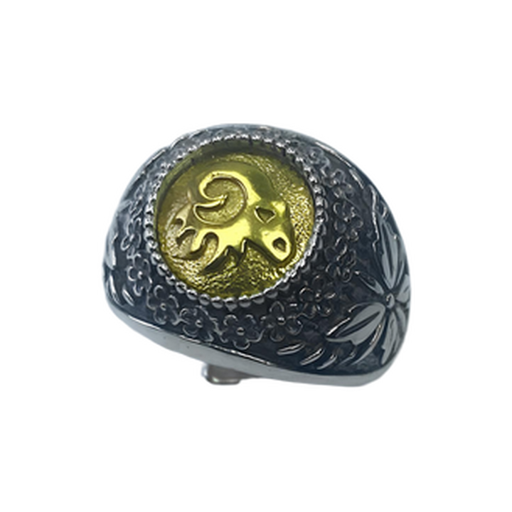 Anello Zodiaco Ariete con placcatura in Oro