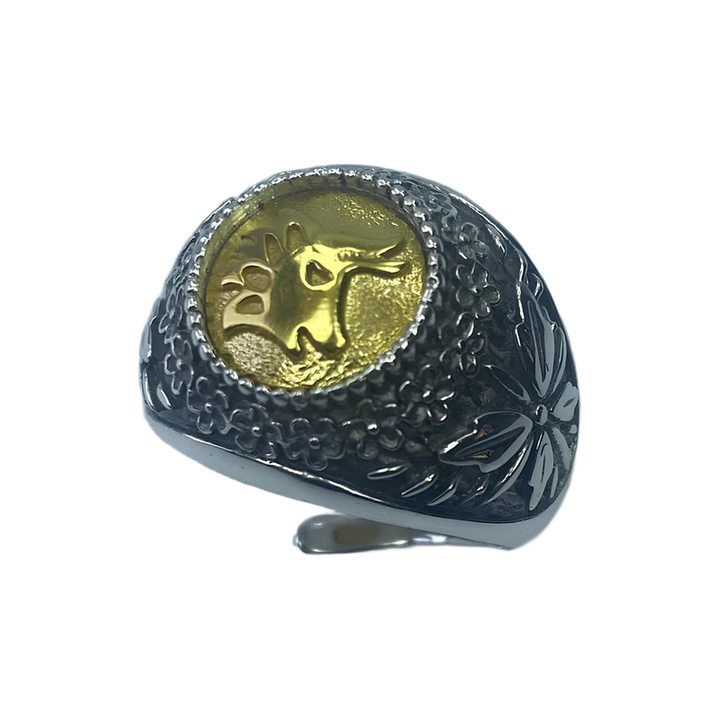 Anello Zodiaco Toro con placcatura in Oro