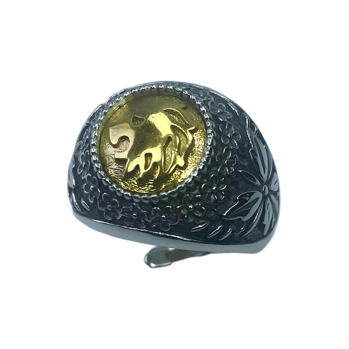 Anello Zodiaco Leone con placcatura in Oro