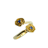 Anello doppia pietra Pitta ‘mpigliata