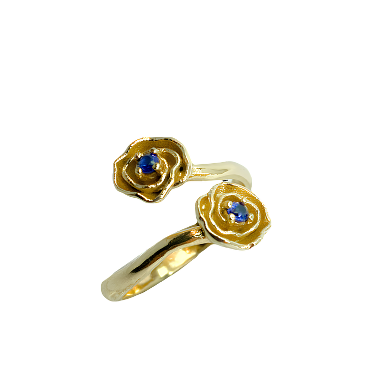 Anello doppia pietra Pitta ‘mpigliata