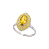 Paris Essentiel Anello Navet Doppia Fila Giallo