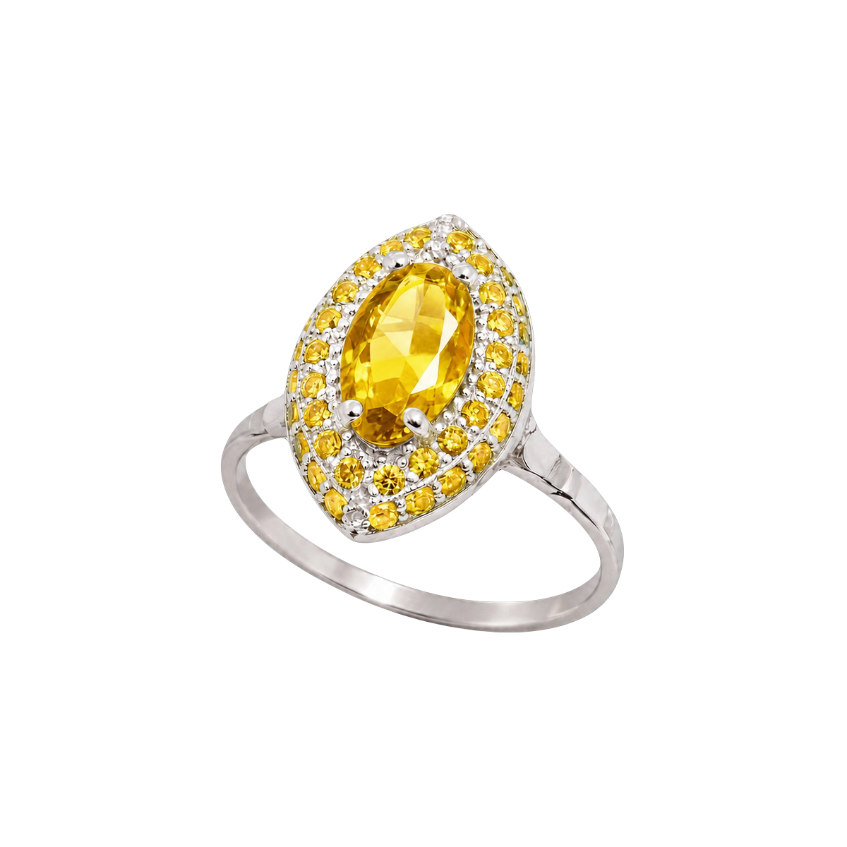 Paris Essentiel Anello Navet Doppia Fila Giallo