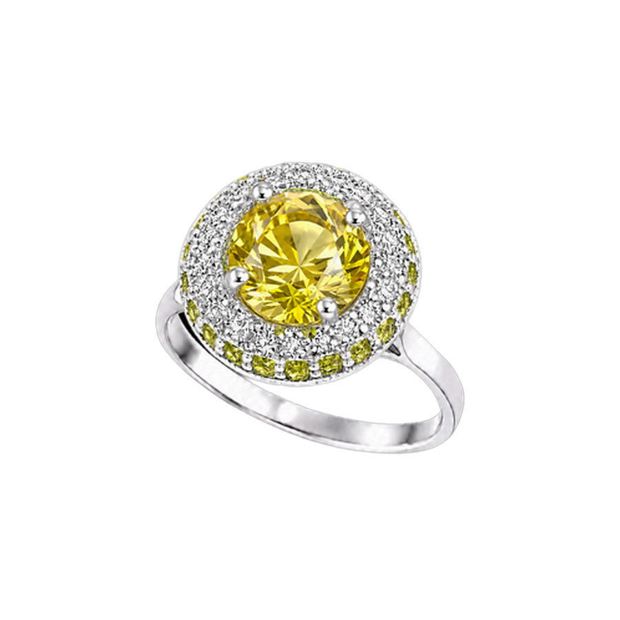 Paris Essentiel Anello Tondo Giallo