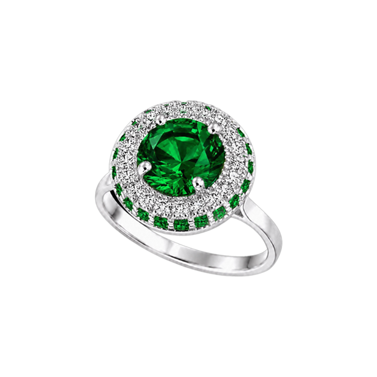 Paris Essentiel Anello Tondo Verde