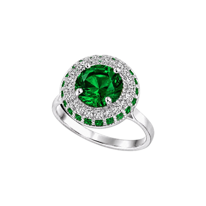 Paris Essentiel Anello Tondo Verde