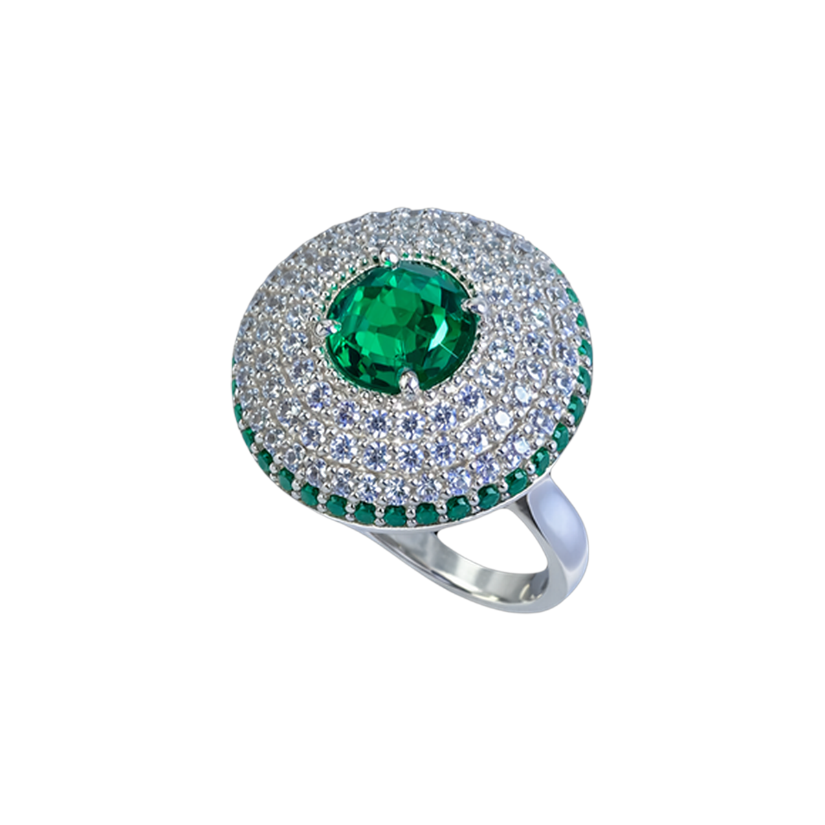 Paris Anello Tondo Verde
