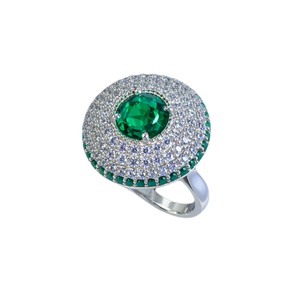 Paris Anello Tondo Verde