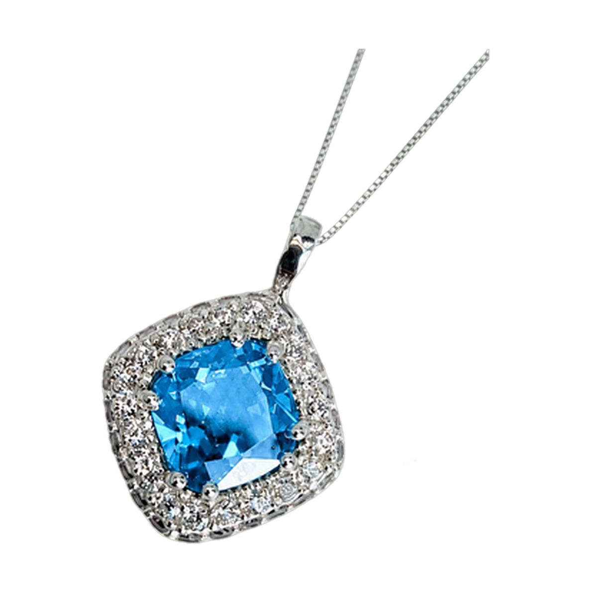 Paris Essentiel Ciondolo Rombo Azzurro
