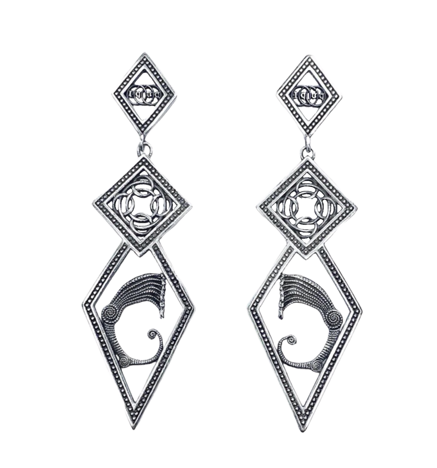 Orecchini Profezie Rombi