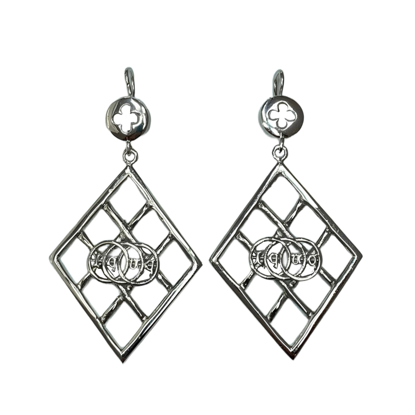 Orecchini Rombi Cerchi Trinitari