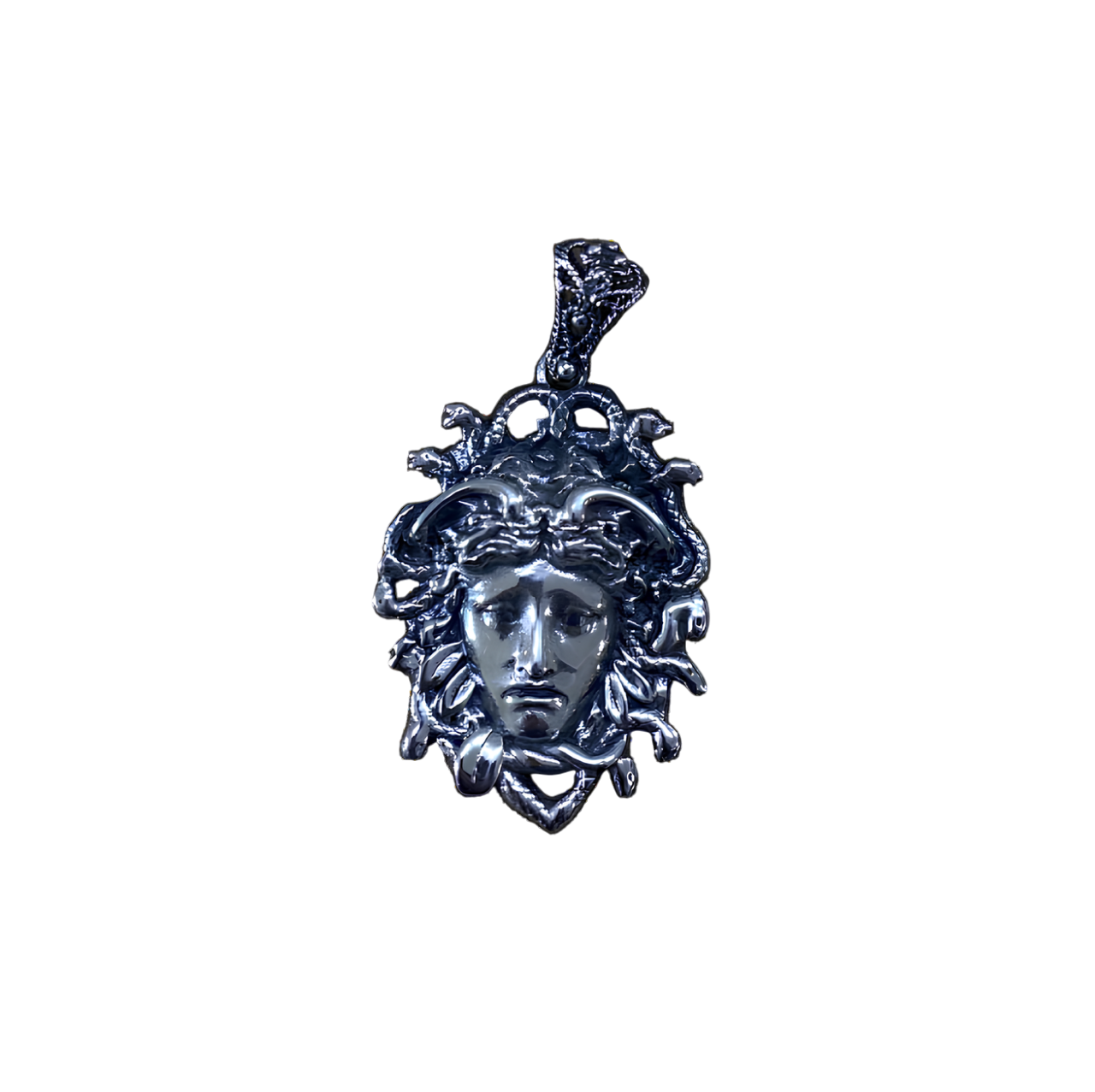 Medusa Ciondolo in argento 925 imbrunito