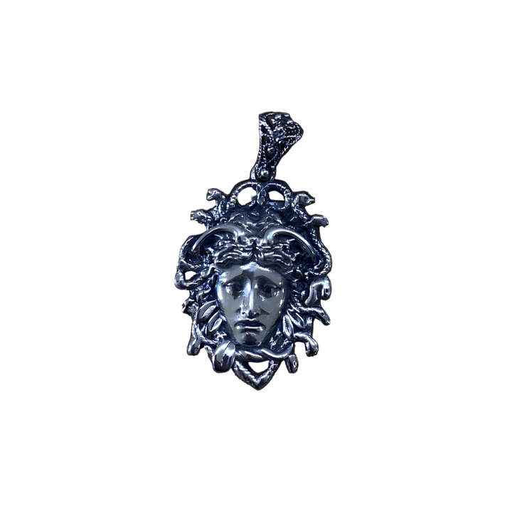 Medusa Ciondolo in argento 925 imbrunito