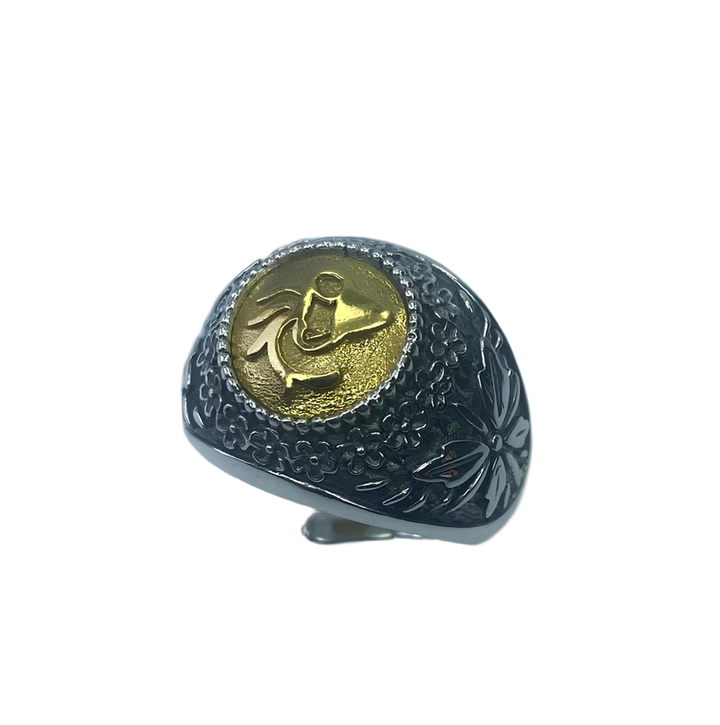 Anello Zodiaco Aquario con placcatura in Oro
