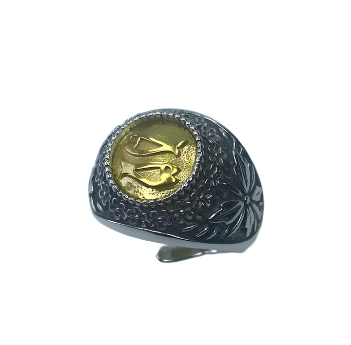 Anello Zodiaco Pesci con placcatura in Oro