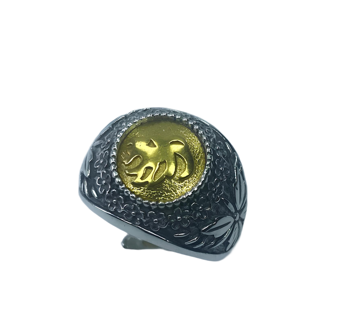 Anello Zodiaco Capricorno con placcatura in Oro
