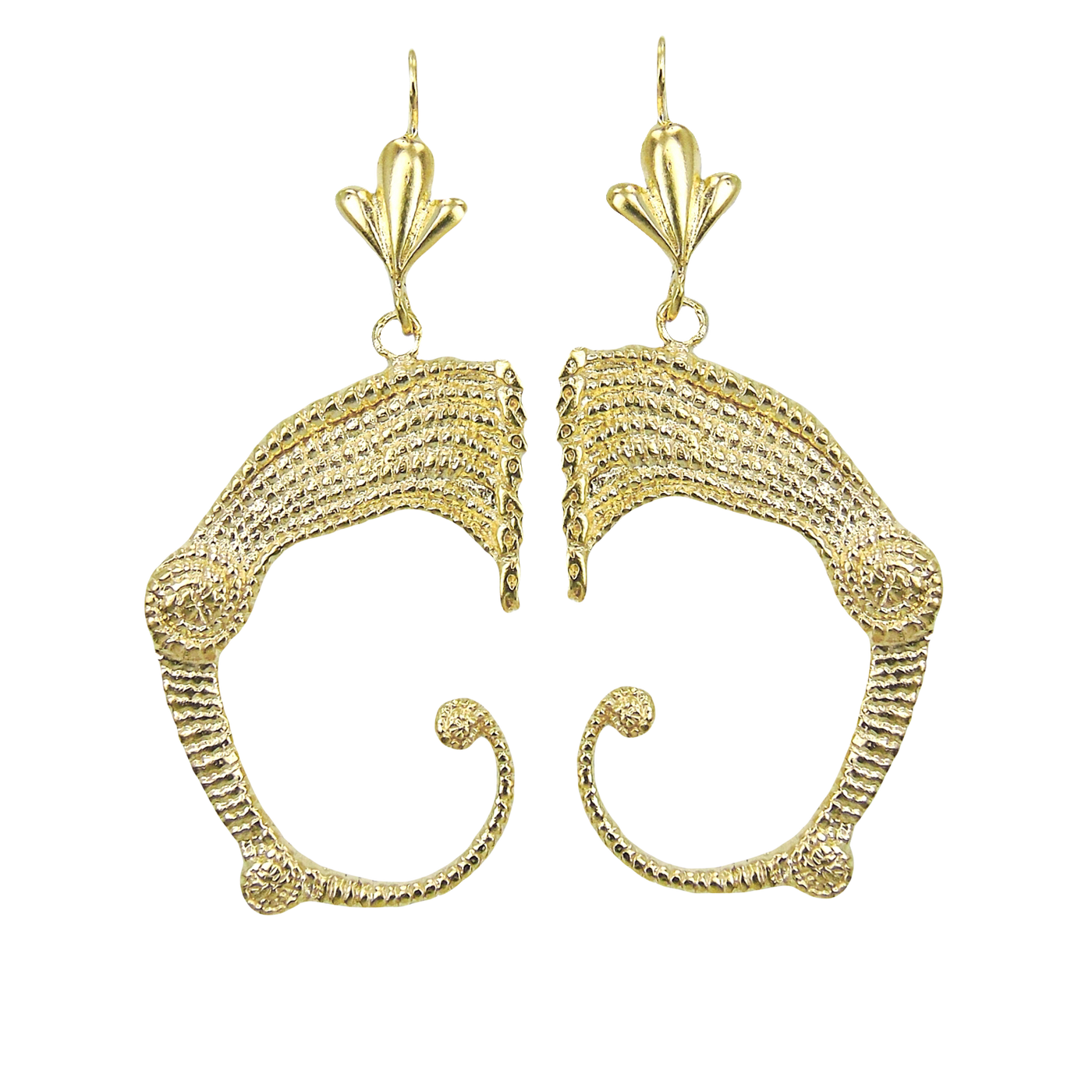 Drago Orecchini Placcati in Oro