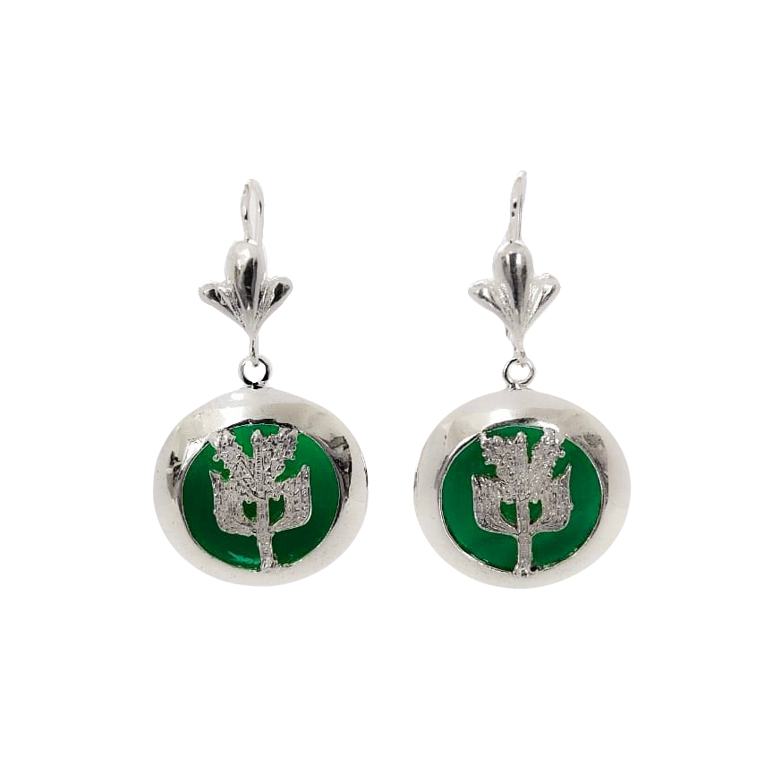 Orecchini Giada Aquila