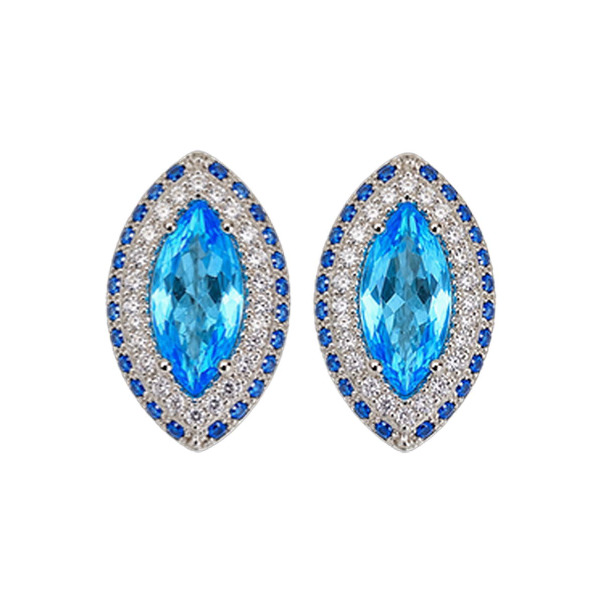 Paris Essentiel Orecchini Navet Azzurro