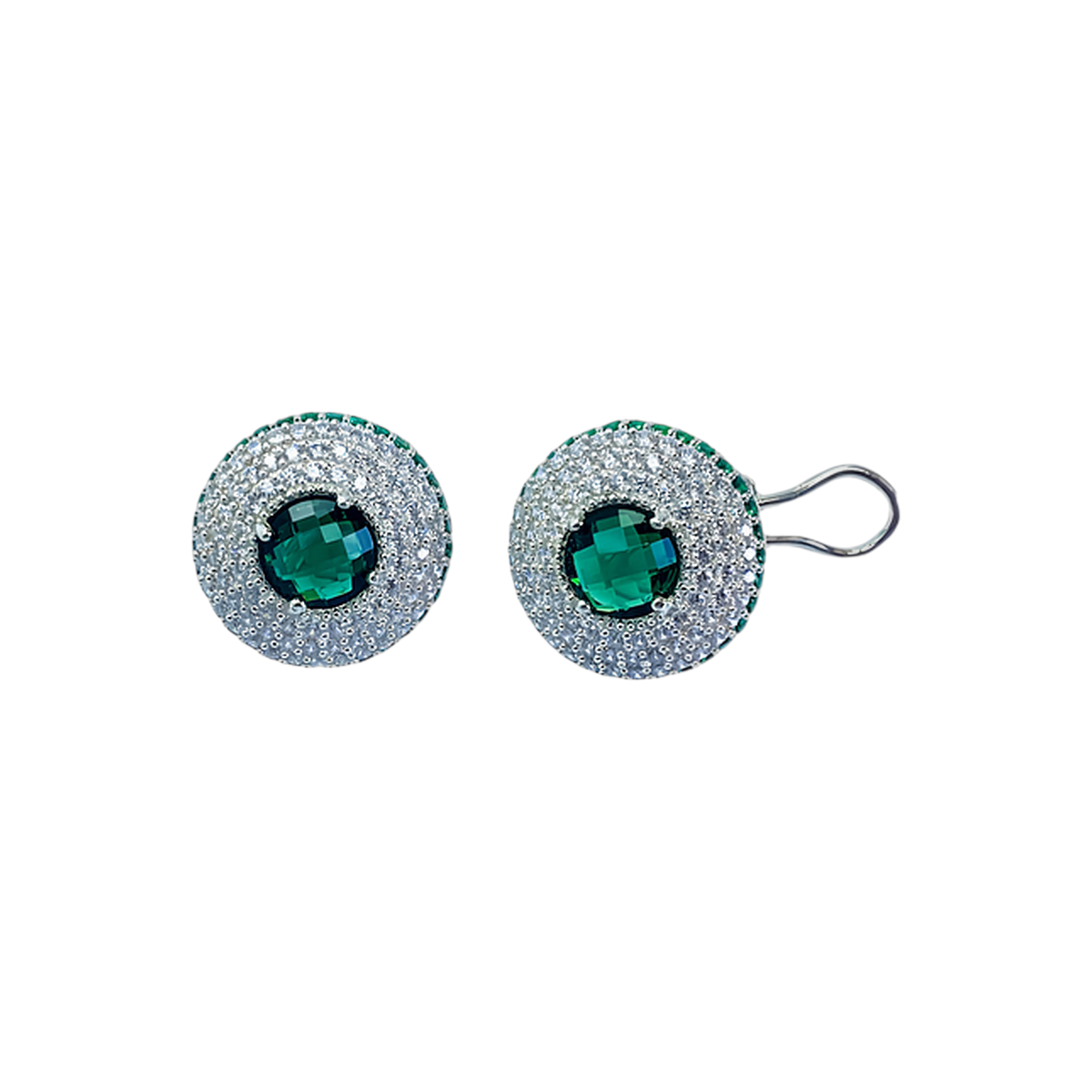Paris Orecchini Tondo Verde