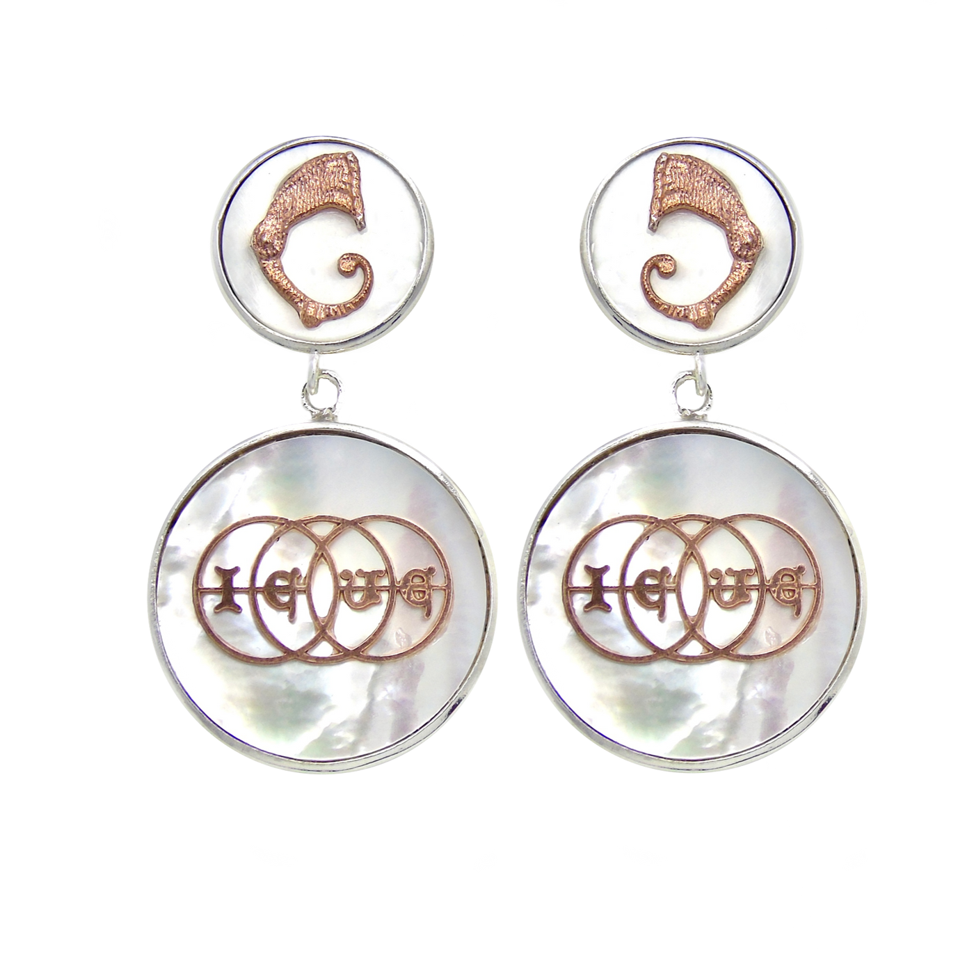 Profezie Orecchini -Madreperla Rosè- M126