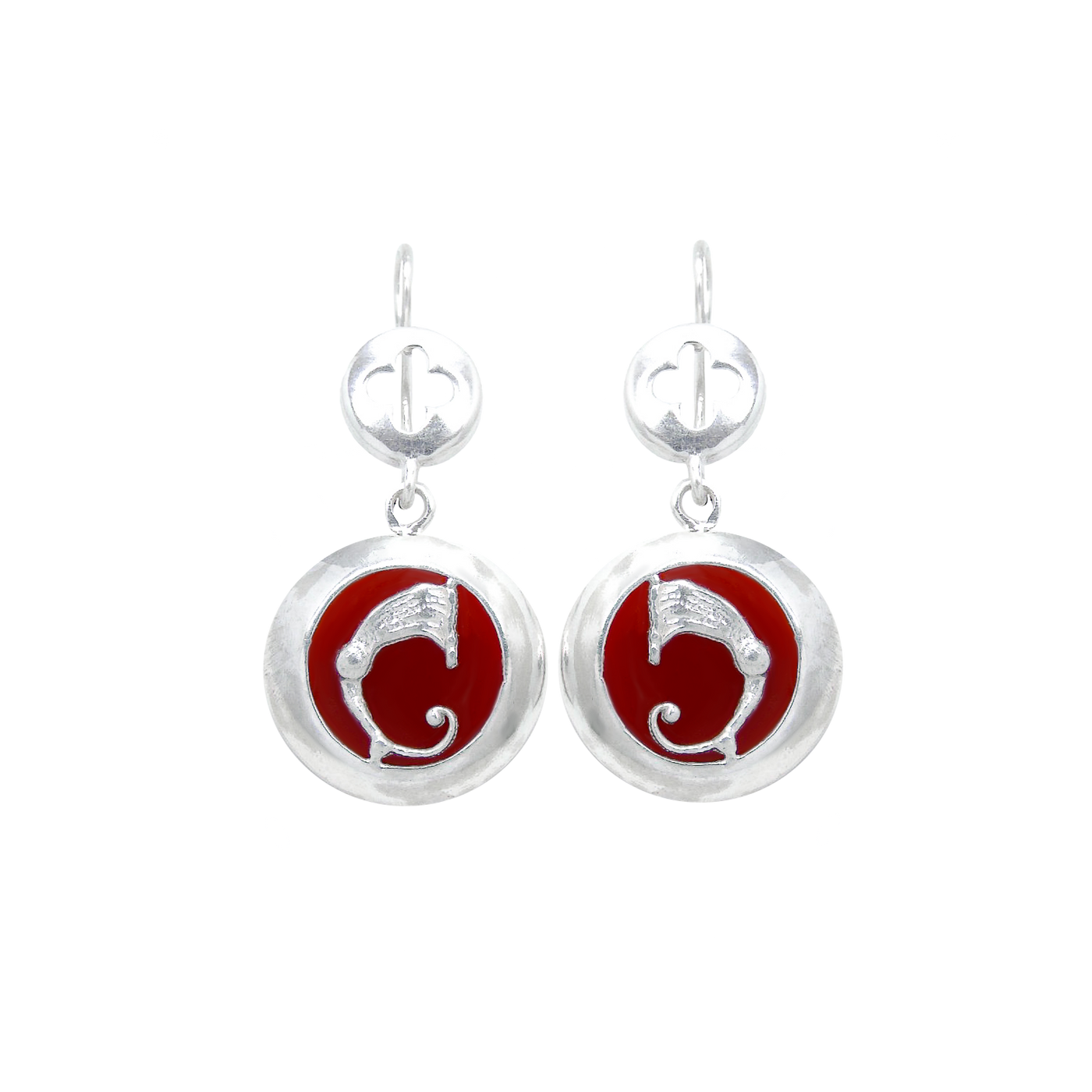 Drago Orecchini -Corniola- D55