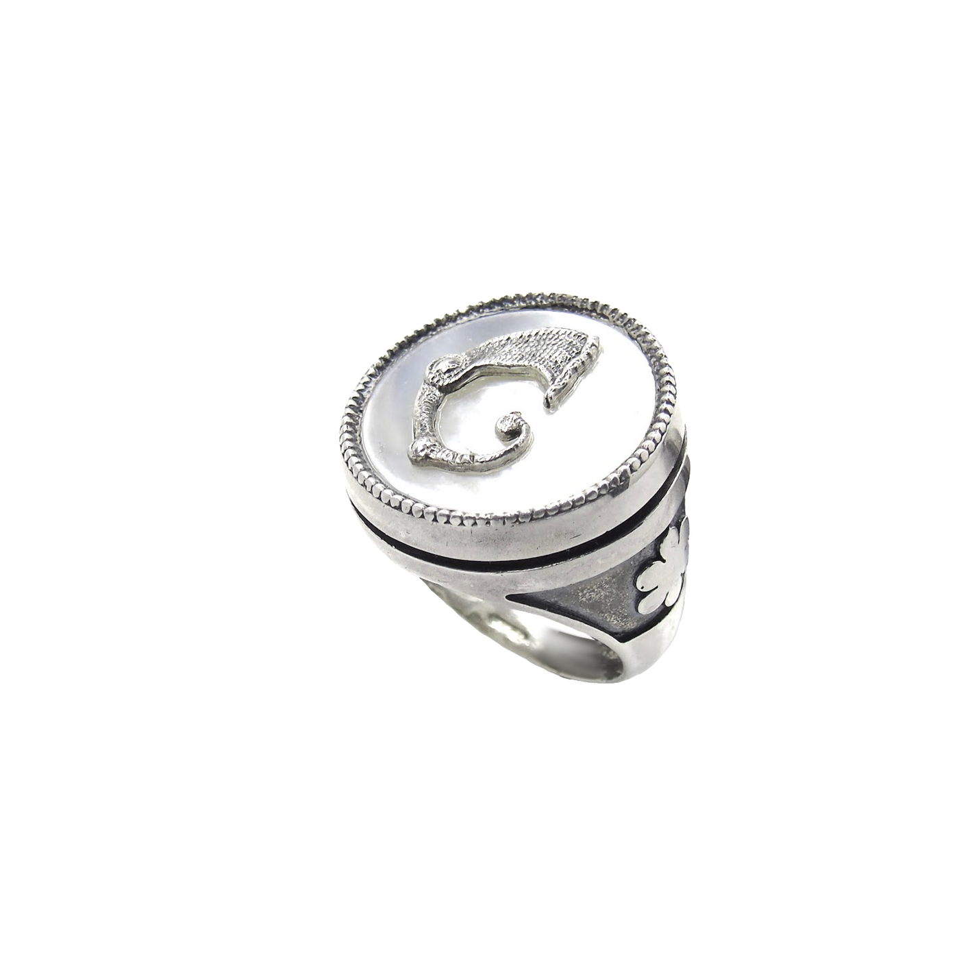 Regalis Anello Drago e Madreperla