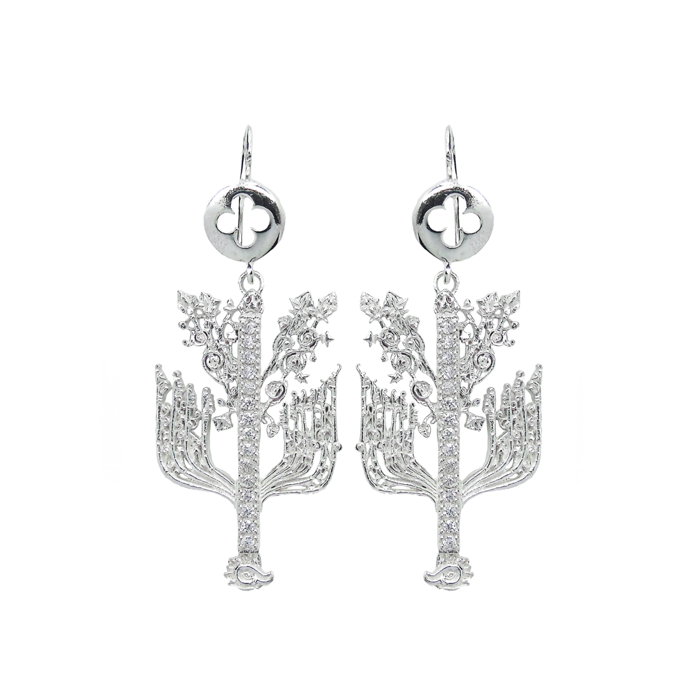 Albero Aquila Orecchini Zirconi