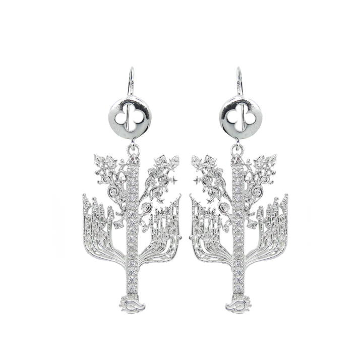 Albero Aquila Orecchini Zirconi
