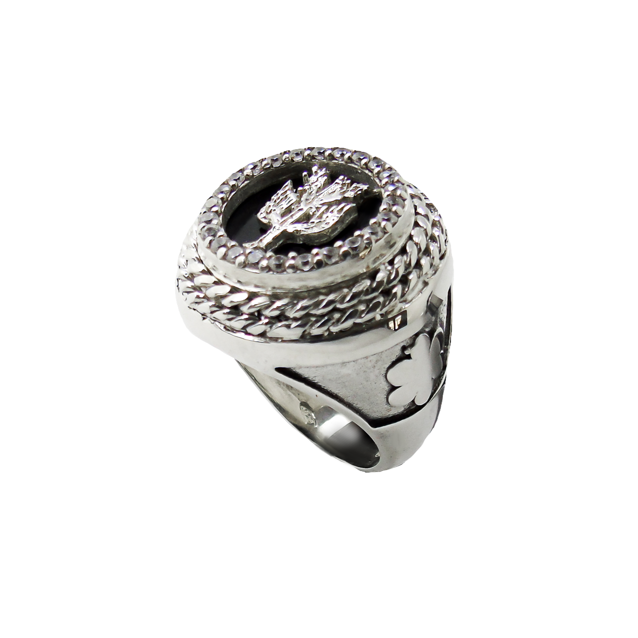 Anello Regalis Onice e Zirconi