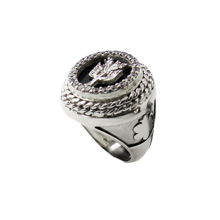 Anello Regalis Onice e Zirconi